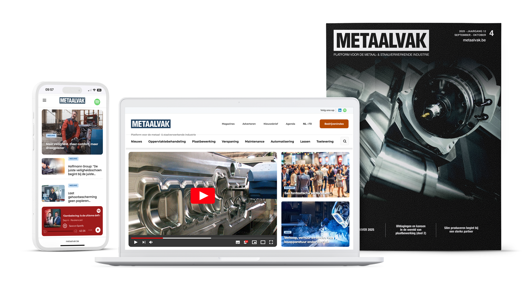 Metaalvak platform