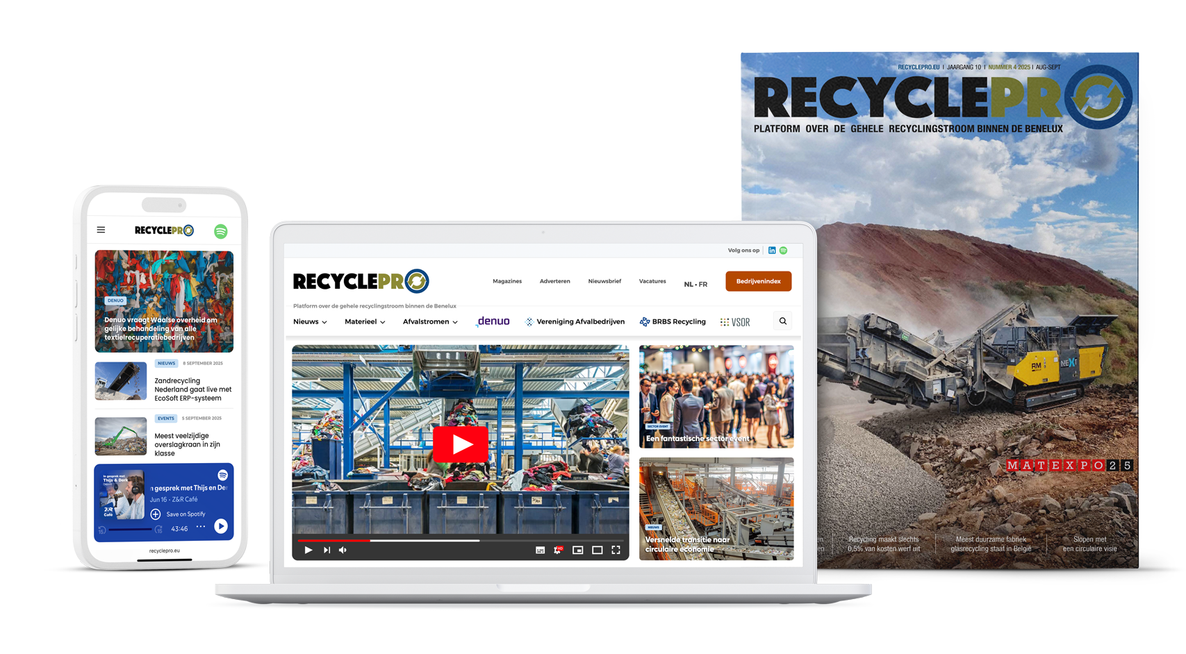 RecyclePro Benelux platform