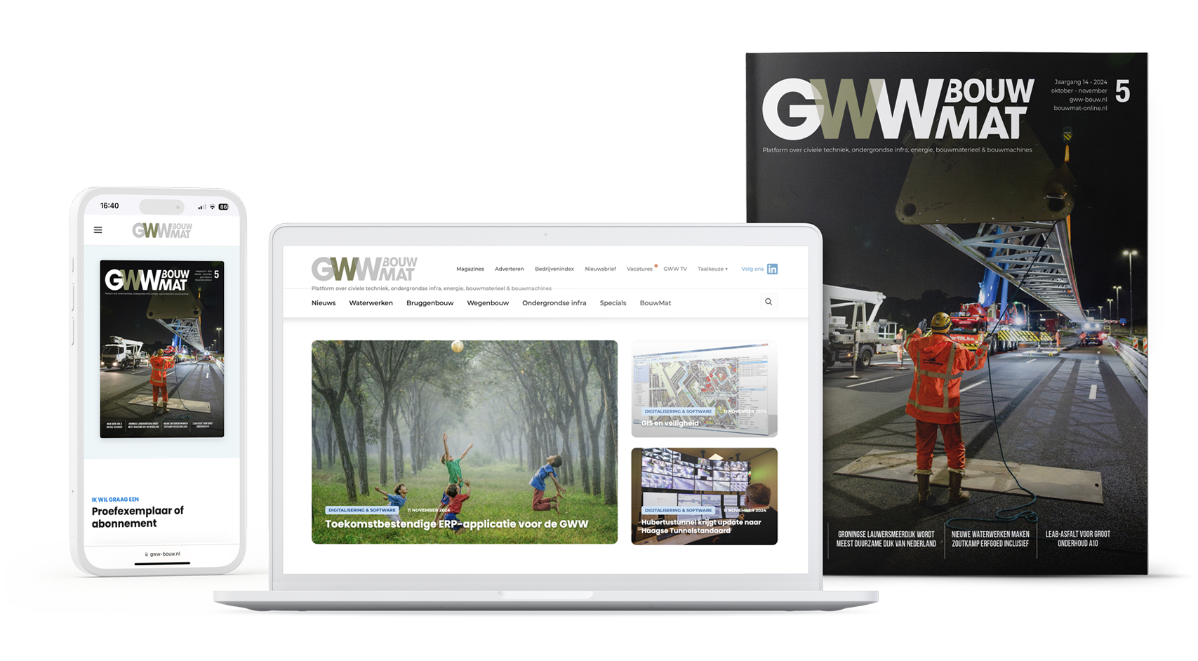 Grond/Weg/Waterbouw Nederland platform